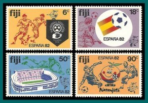 Fiji 1982 World Cup Football, MNH  #466-469,SG636-SG639