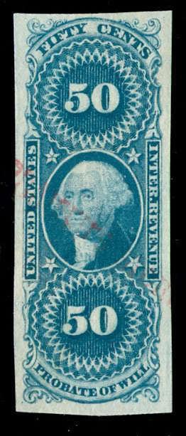 momen: US Stamps #R62a Revenue Handstamp Used VF+