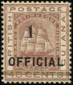 British Guiana SC# 97 Seal of Colony MVLH scv $225.00