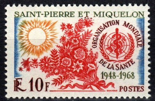 St Pierre & MIquelon #377 F-VF Unused CV $12.00 (X3568)