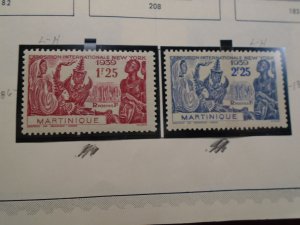 Martinique  #  186-87  MLH