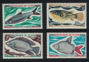 Chad Fish 4v 1969 MNH SG#290-293