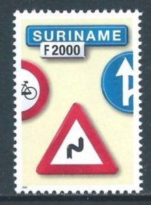 Surinam #1212 NH Traffic Sign - Sharp Turns