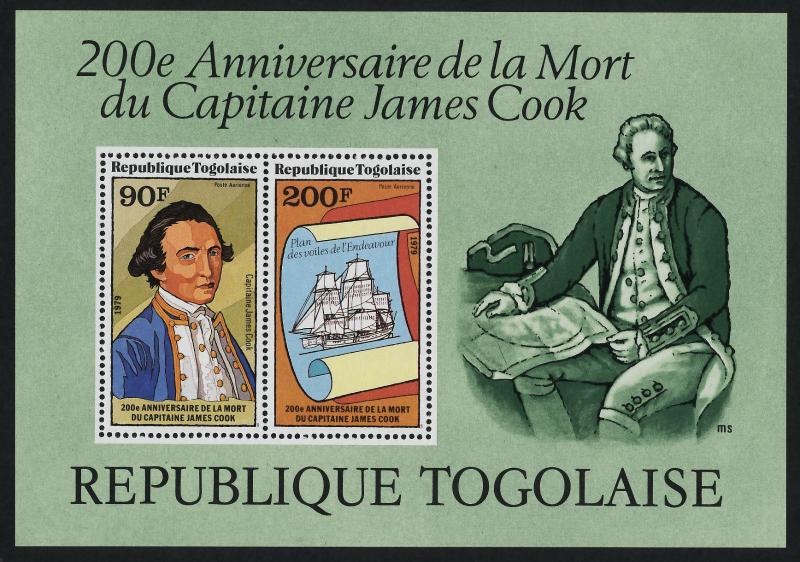 Togo C374a MNH Captain Cook, Ship