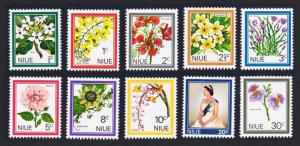 Niue Flowers 10v SG#141-150 SC#122-131