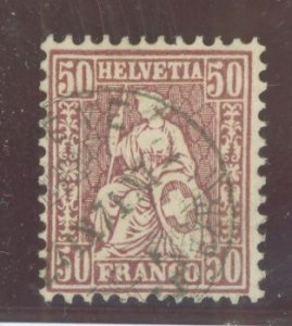 Switzerland #59 Used