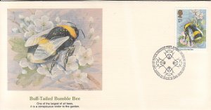 Great Britain 1985 FDC Sc #1098 17p Buff Tailed Bumblebee Insects