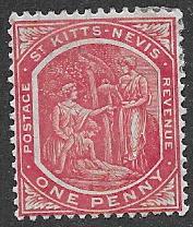 St. Kitts-Nevis  Scott 14a  Mint     Wmk 3