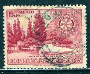 Colombia; 1955: Sc. # C274: O/Used Cpl. Set