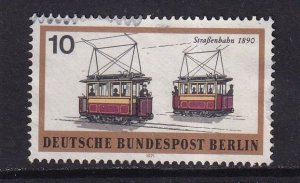 Germany  Berlin   #9N306  used  1971  trains  10pf