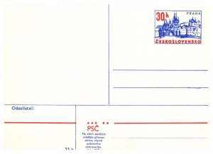 Czechoslovakia, Government Postal Card