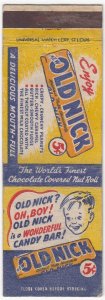 Vintage Matchbook OLD NICK CANDY BAR