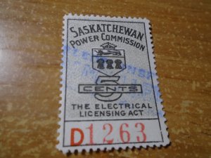 Canada Revenue stamp  van Dam  #  SE14  used