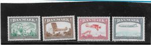 Denmark  Scott#  696-9  MNH