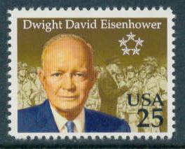2513 25c Eisenhower Fine MNH