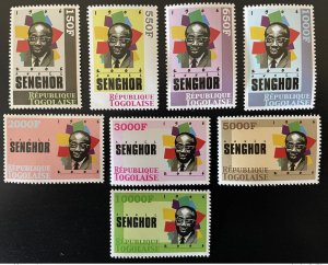 2006 Togo Mi. 3298 - 3305 Leopold Sedar Senghor President 1906 Senegal RARE-