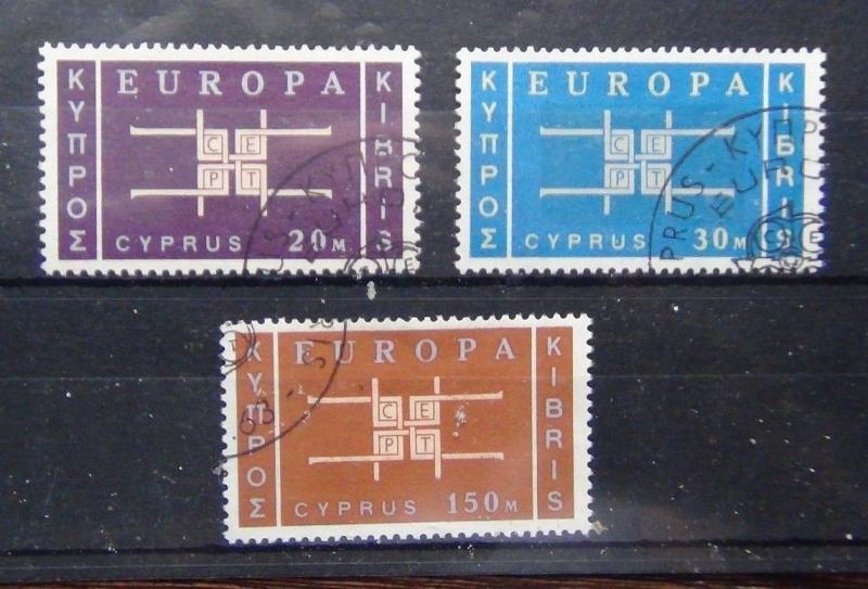 Cyprus 1963 Europa set Fine Used