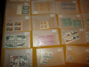 US COLLECTION IN PACKETS, ALL MINT MOSTLY MNH