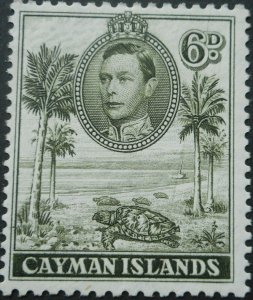 Cayman Islands 1938 GVI Six Pence SG 122 mint