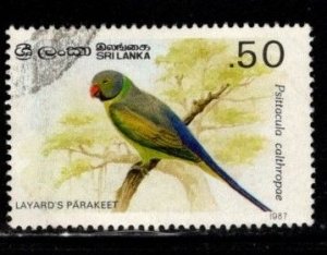 Sri Lanka #836 Birds - Paraket - Used