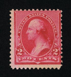 VERY AFFORDABLE GENUINE SCOTT #220 MINT OG NH 1890 CARMINE ABNC PRINTING #13105