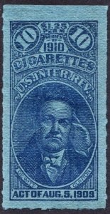 TA 86b Series of 1910 10 Cigarettes Tax Stamp (1910) Used