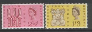 Great Britain 1963 F.F.H. (2) Scott #390-1