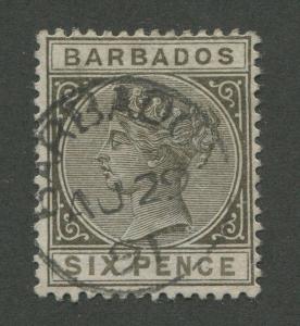 BARBADOS #66 USED DATED CDS