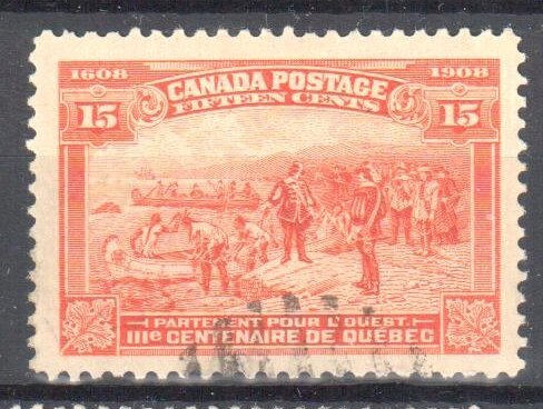 Canada #102 USED XF big margin C$250.00