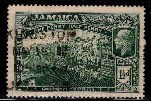 Jamaica Scott 90 Used wmk 4 1921 stamp