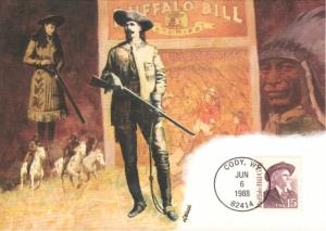 #2177 Buffalo Bill Cody Maxi FDC