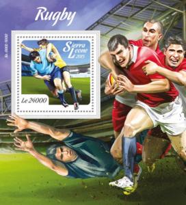 SIERRA LEONE 2015 SHEET RUGBY SPORTS srl15711b