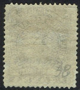 BRITISH EAST AFRICA 1895 OVERPRINTED LIGHT AND LIBERTY 1/2A 