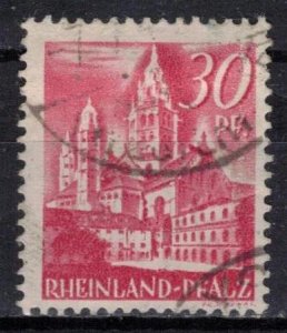 Germany - French Occupation - Rhine Palatinate - Scott 6N25