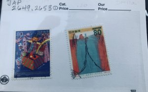 Batch of International Stamp Stock Cards Japan & Lots More