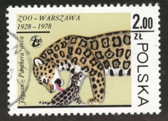 Poland Scott 2304 Used CTO favor canceled Jaguar 1978