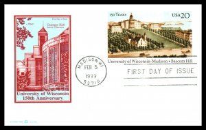 US UX301 Basom Hill Artmaster U/A FDC Postal Card