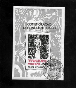 Brazil 1972 - FDI - Souvenir Sheet - Scott #1222