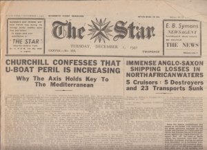 Guernsey Newspaper December 1, 1942 (Original) - The Star