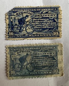 1900s early Special Delivery issue 10c. X 2