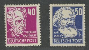 German Democratic Republic (DDR) #131-132 Unused Single