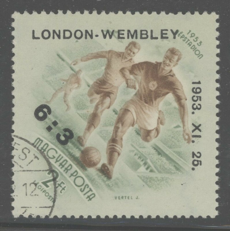 Hungary 1953 Soccer Match at Wembley England Sc# C128 used