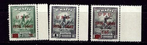 Haiti 49-51 NH 1950 UPU set