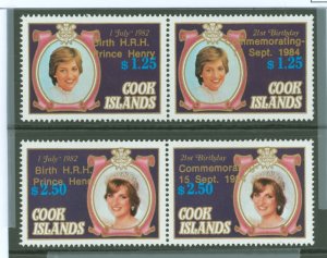 Cook Islands #833-834