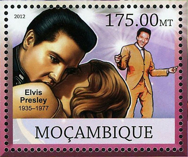 Elvis Presley Stamp American Singer Music Legend Souvenir Sheet MNH #5978/Bl.662