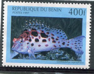 Benin 1997 FISH 1 value  Perforated Mint (NH)