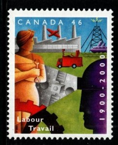 CANADA SG2014 2000 CENTENARY OF DEPARTMENT OF LABOUR MNH