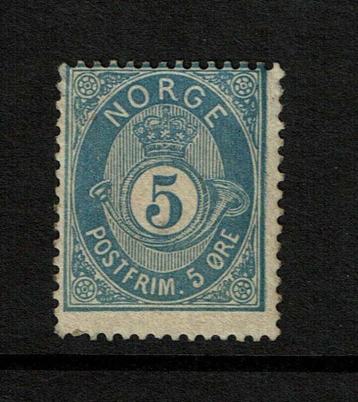 Norway SC# 24a, Mint Hinged, Hinge Remnant, some toning, see notes - S9205