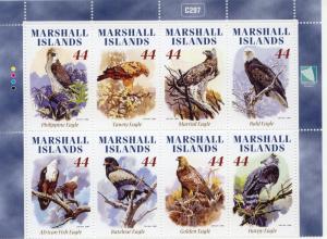 2009 Marshall Islands World Eagles Blk 8 ( Scott 951) MNH