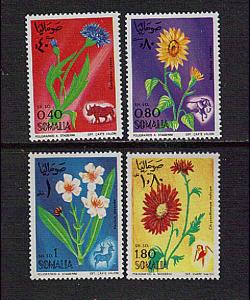 Somalia Scott # 343-46 Native Plants and Animals MNH